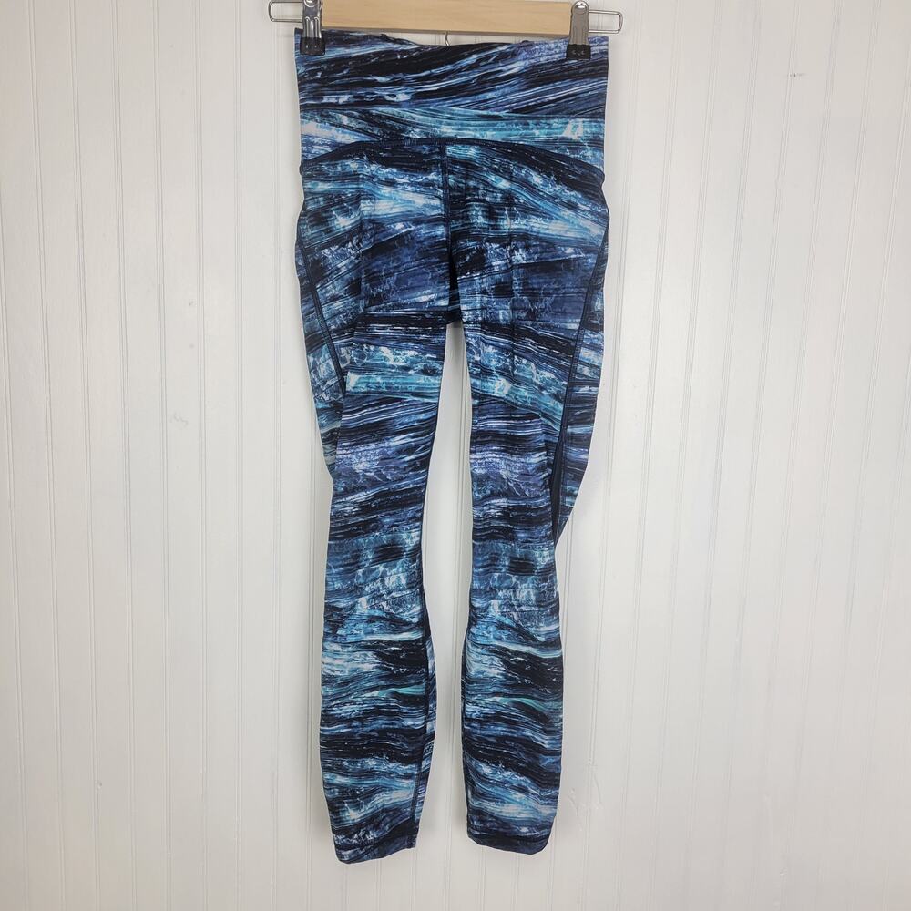 Lululemon Train Times 7/8 Pant Shorelines Shorelines Size 4